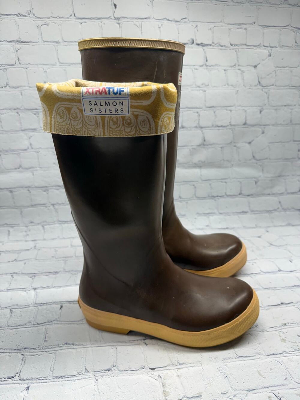 Xtratuf x Salmon Sisters Women's Brown Neoprene Fishing Boot 15" Legacy Size 7